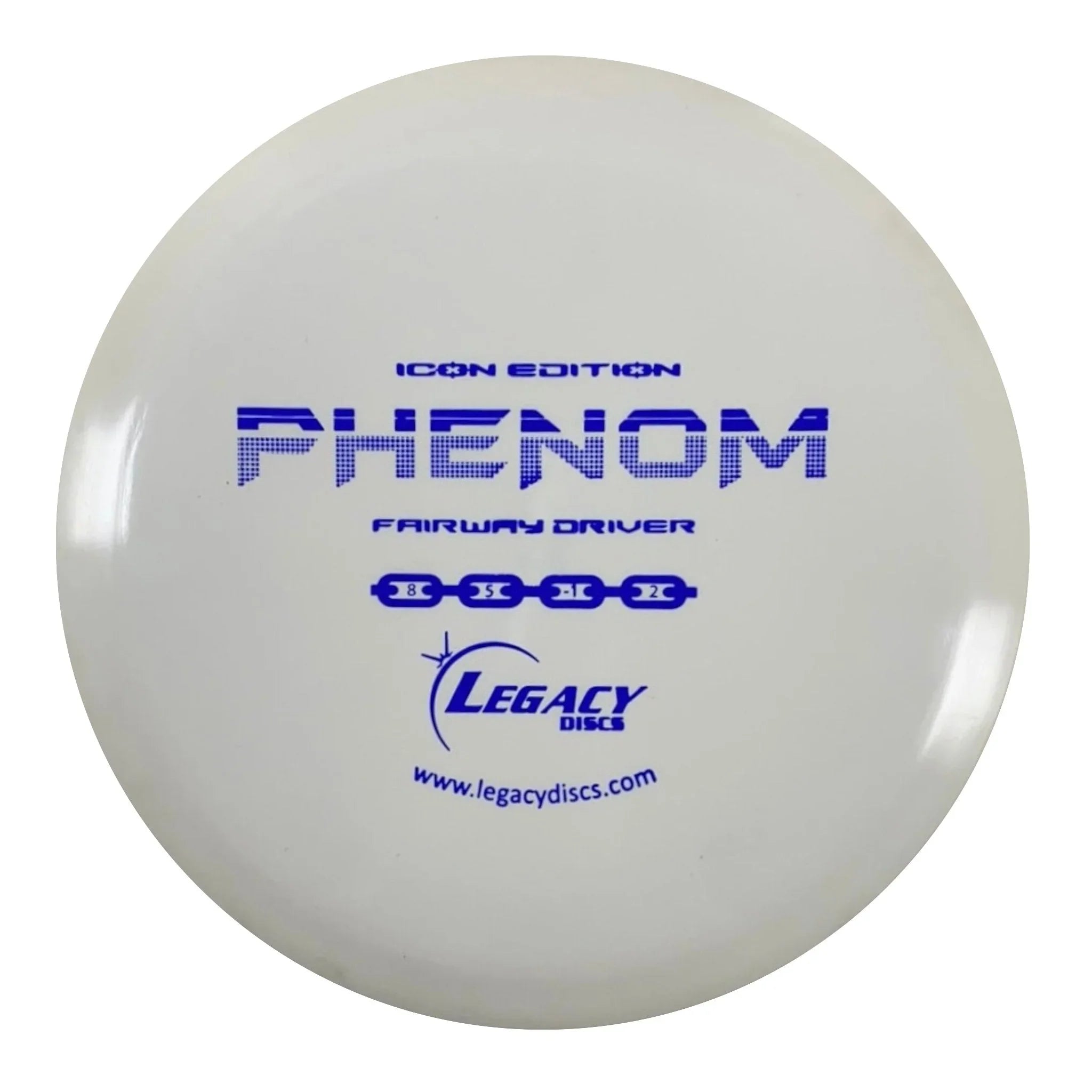 Legacy Discs Phenom | Icon | White/Blue 172 - 176g Disc Golf