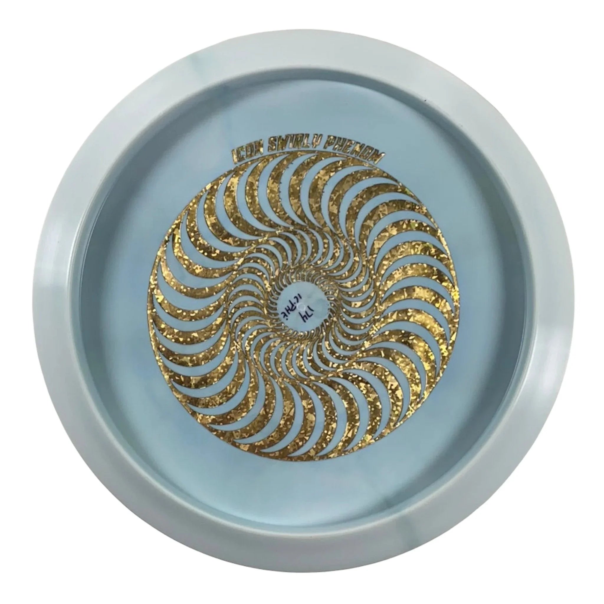 Legacy Discs Phenom | Swirly Icon | Blue/Gold 174 - 175g (Bottom Stamp) Disc Golf