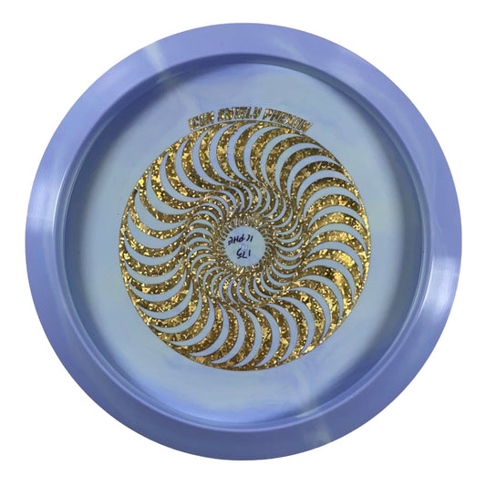 Legacy Discs Phenom | Swirly Icon | Lilac/Gold 175g (Bottom Stamp) Disc Golf