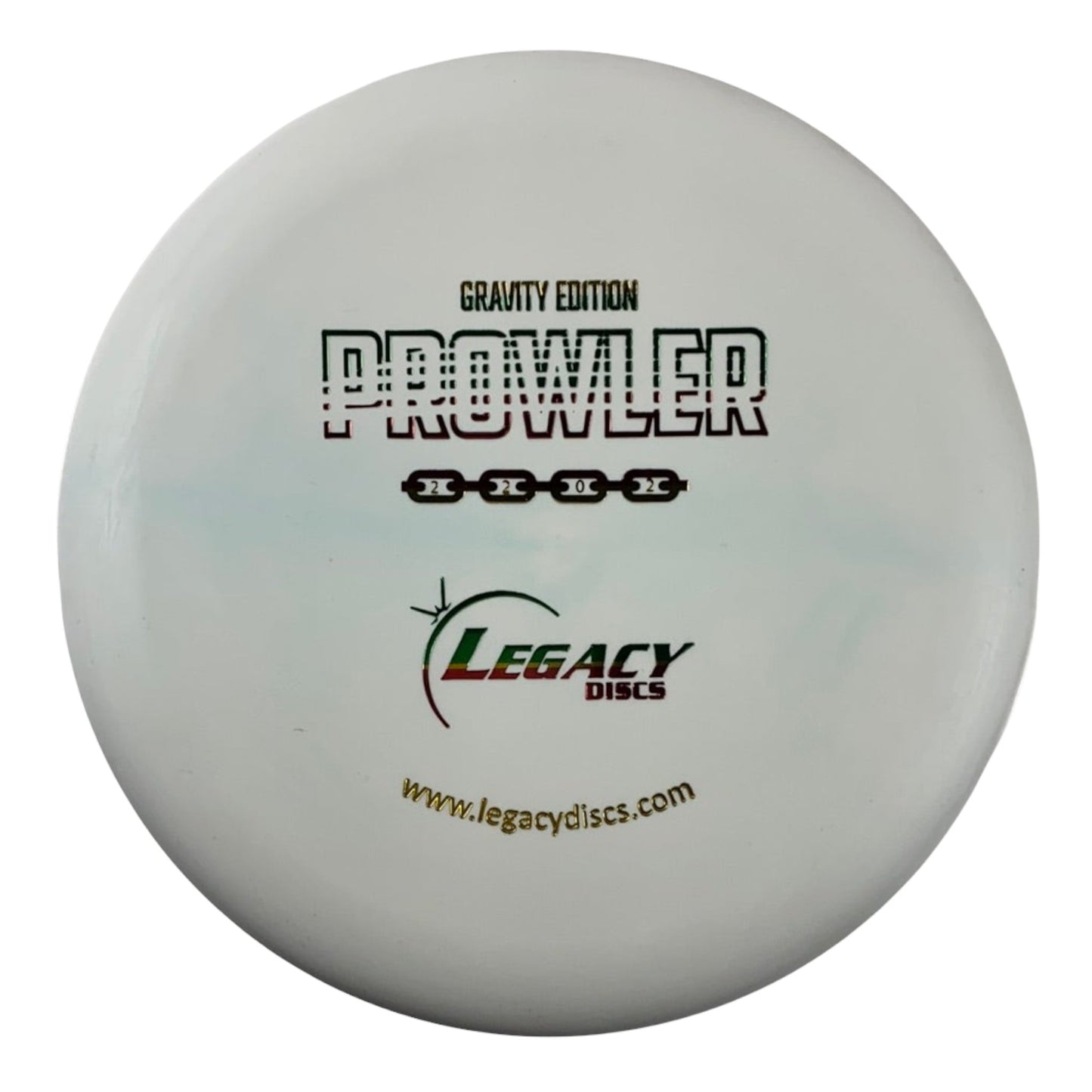 Legacy Discs Prowler | Gravity | White/Rasta 175g Disc Golf