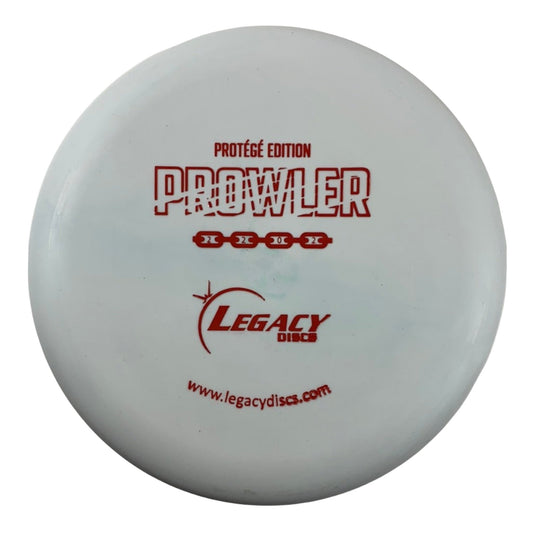 Legacy Discs Prowler | Protégé | White/Red 175g Disc Golf