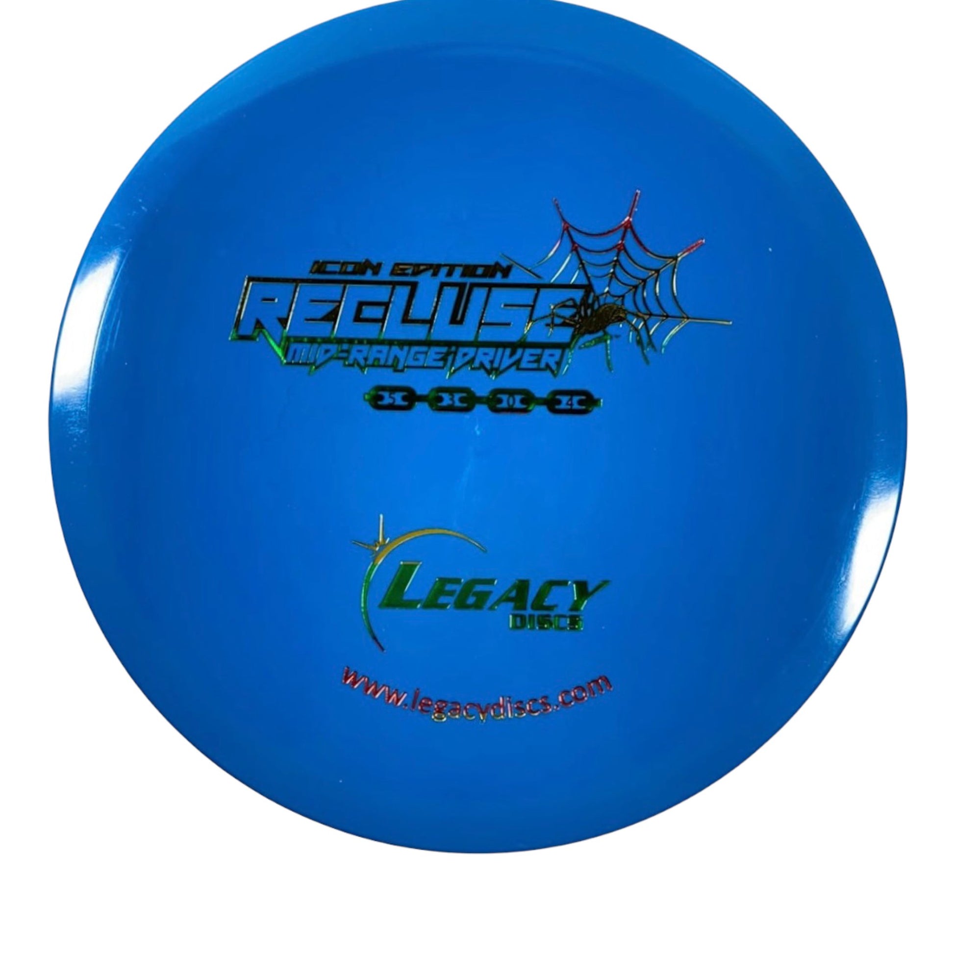 Legacy Discs Recluse | Icon | Blue/Rasta 173-174g Disc Golf