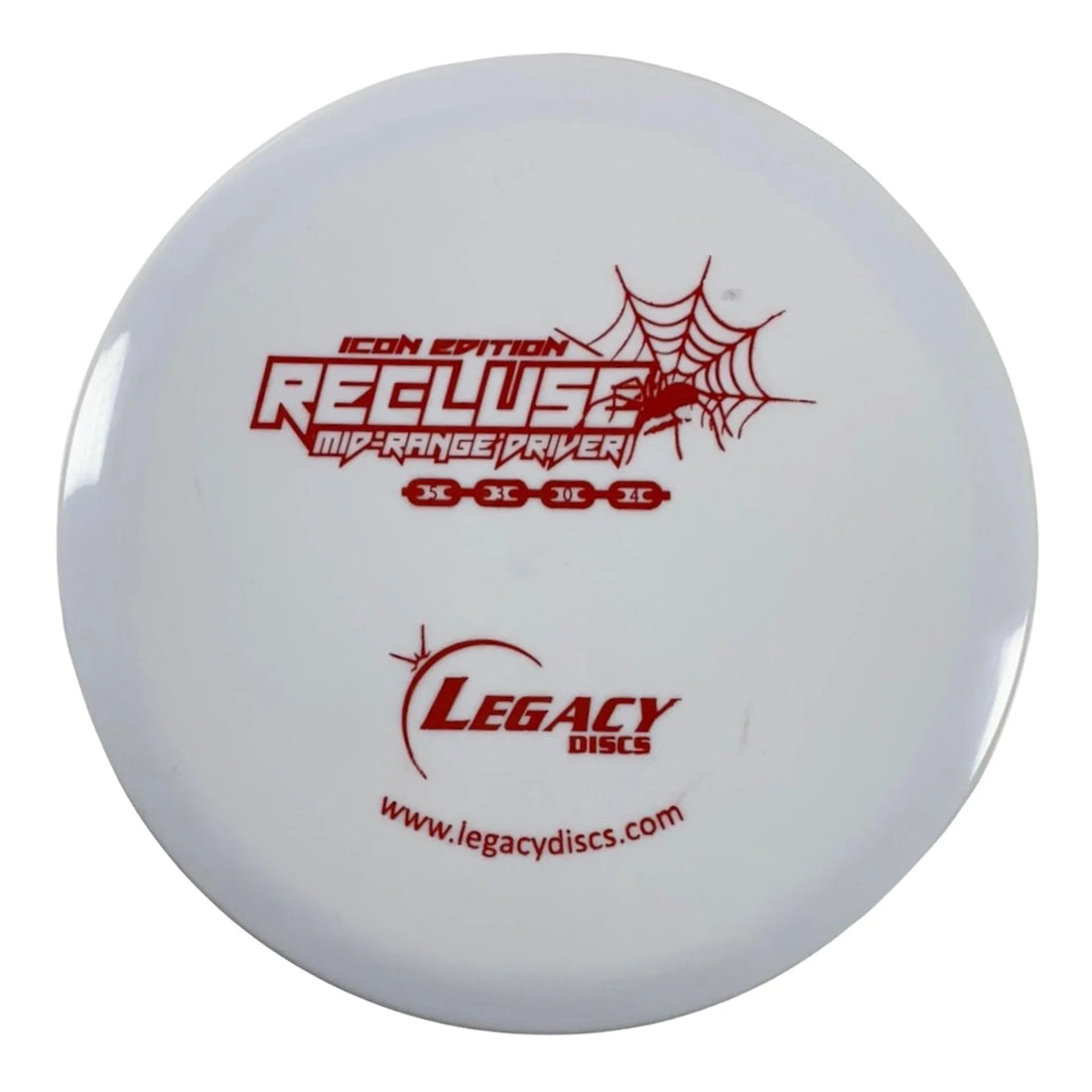 Legacy Discs Recluse | Icon | Grey/Red 173 - 175g Disc Golf