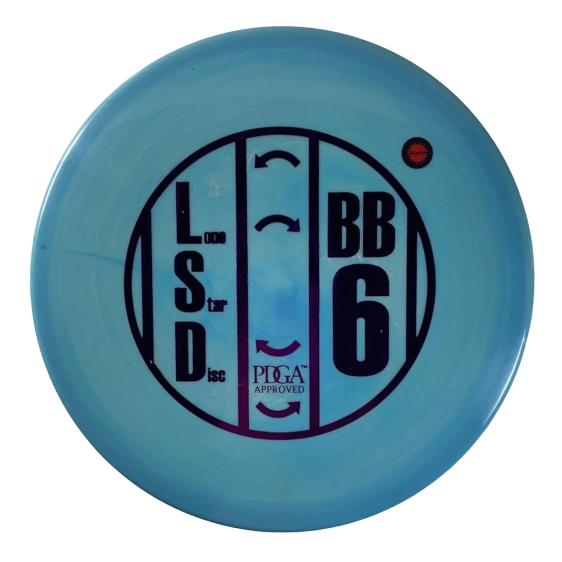 Lone Star Disc BB6 | Alpha | Blue/Purple 174g Disc Golf