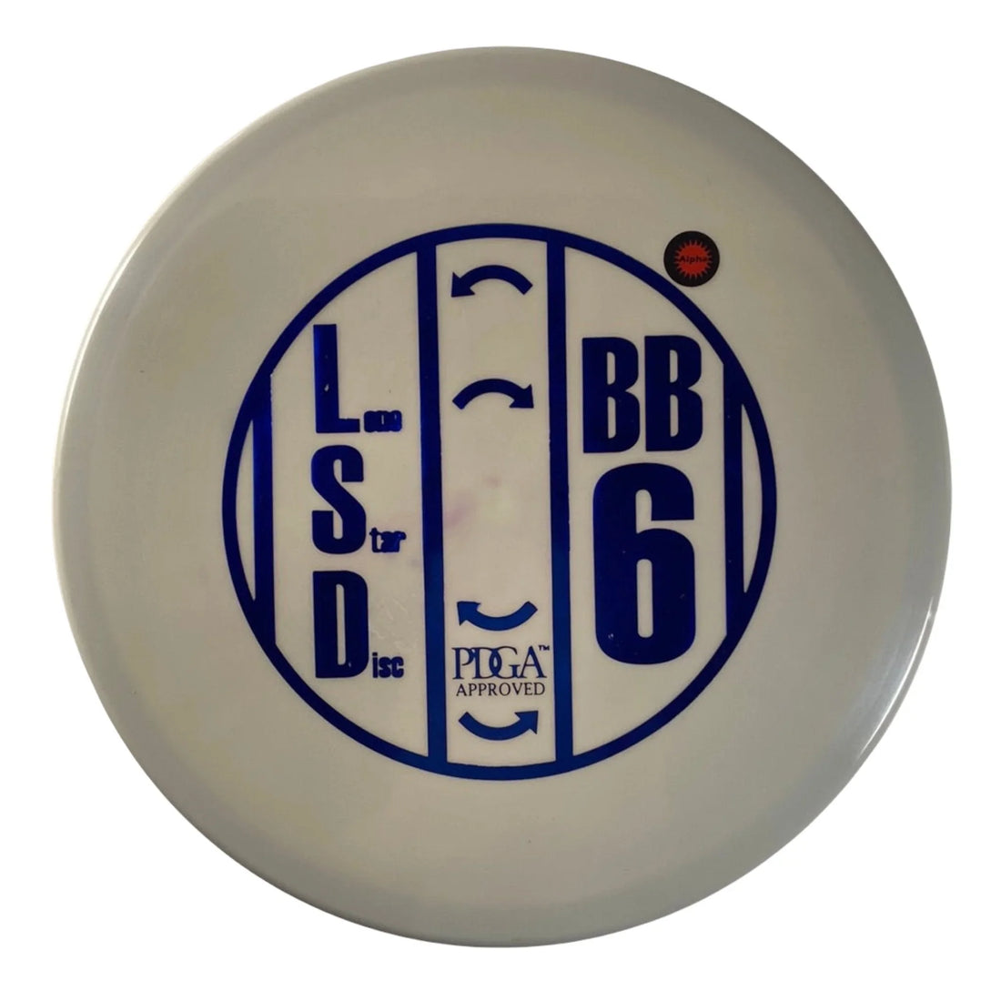 Lone Star Disc BB6 | Alpha | White/Blue 174g Disc Golf