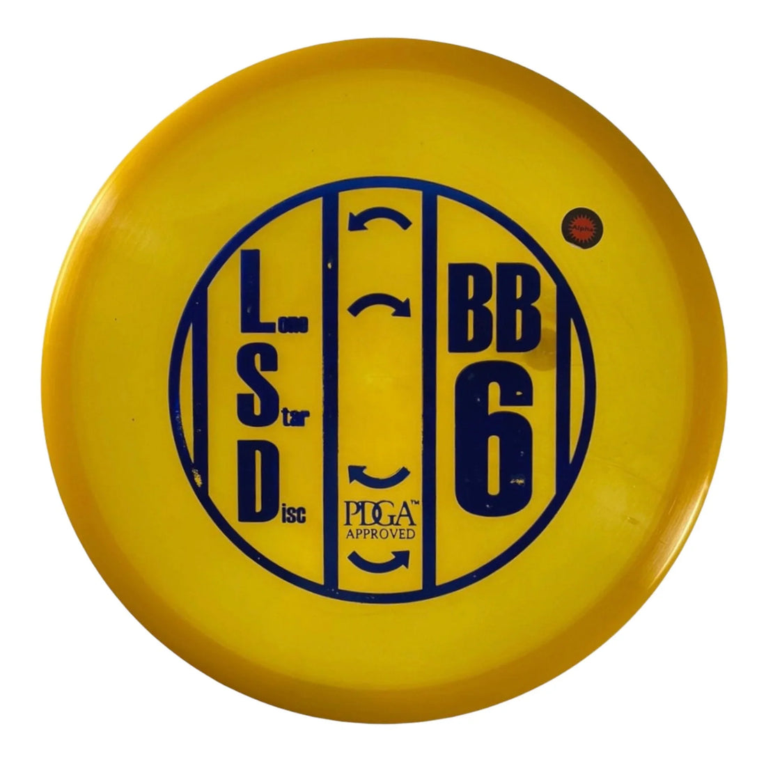 Lone Star Disc BB6 | Alpha | Yellow/Blue 168g Disc Golf