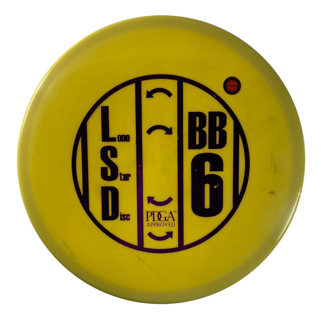 Lone Star Disc BB6 | Alpha | Yellow/Purple 173g Disc Golf