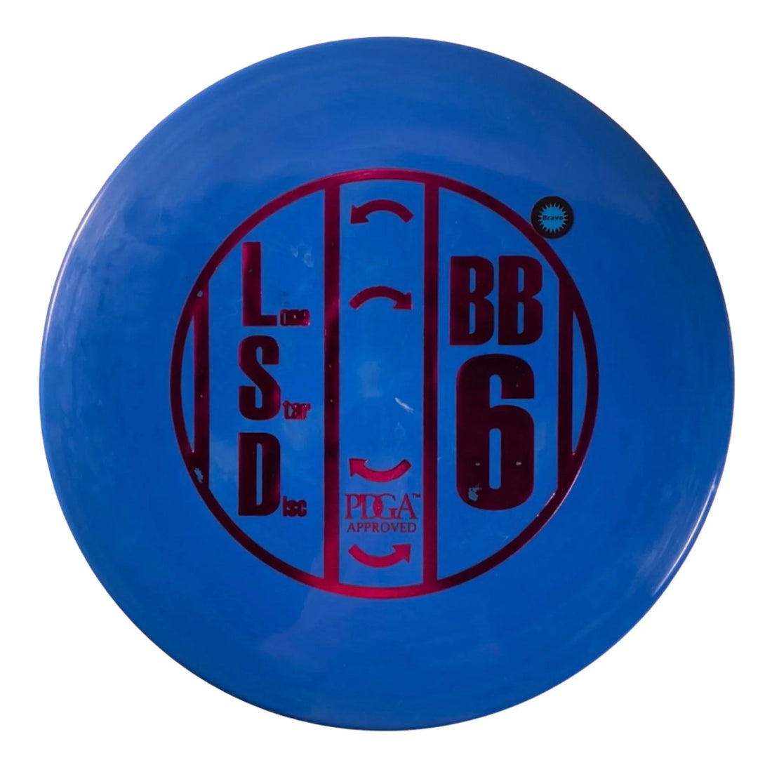 Lone Star Disc BB6 | Bravo | Blue/Pink 175g Disc Golf