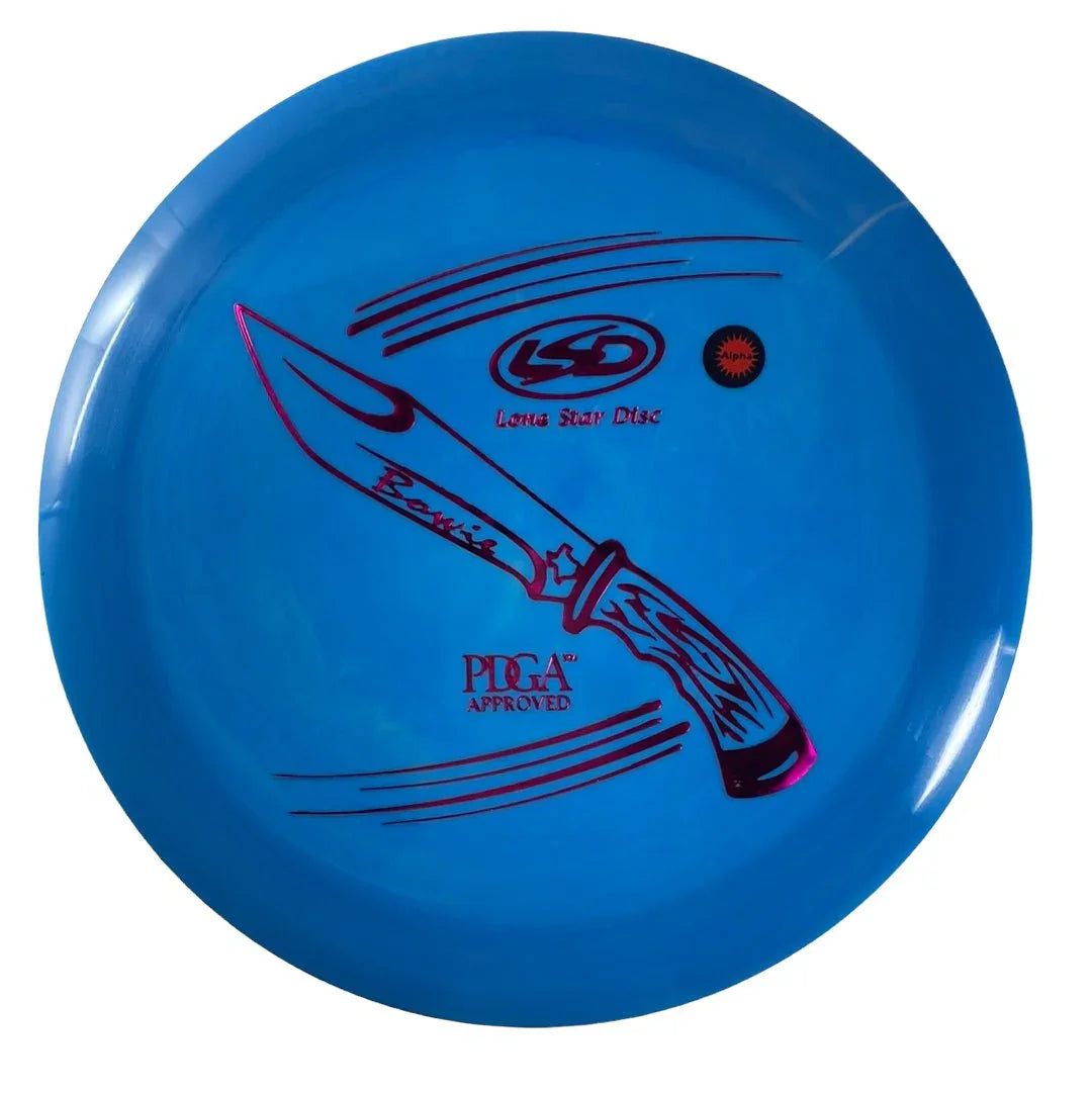 Lone Star Discs Bowie | Bravo | Blue/Pink 169g Disc Golf