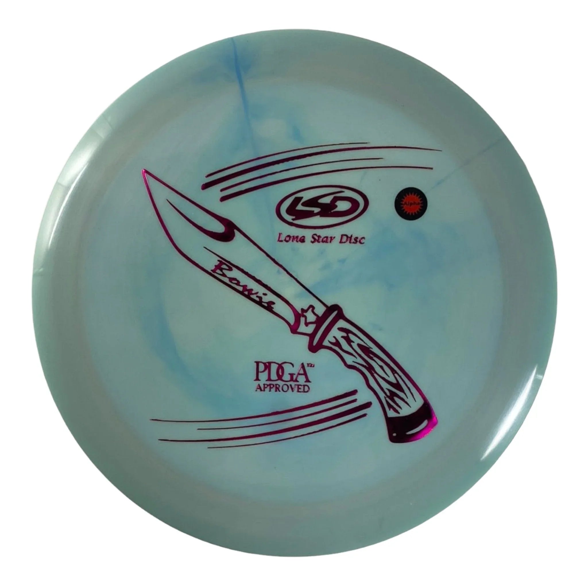 Lone Star Disc Bowie | Bravo | Blue/Pink 169g Disc Golf