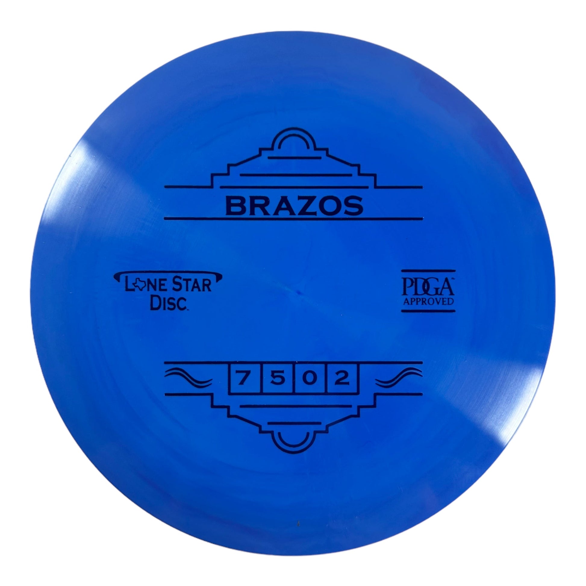 Lone Star Disc Brazos | Alpha | Blue/Blue 175g Disc Golf