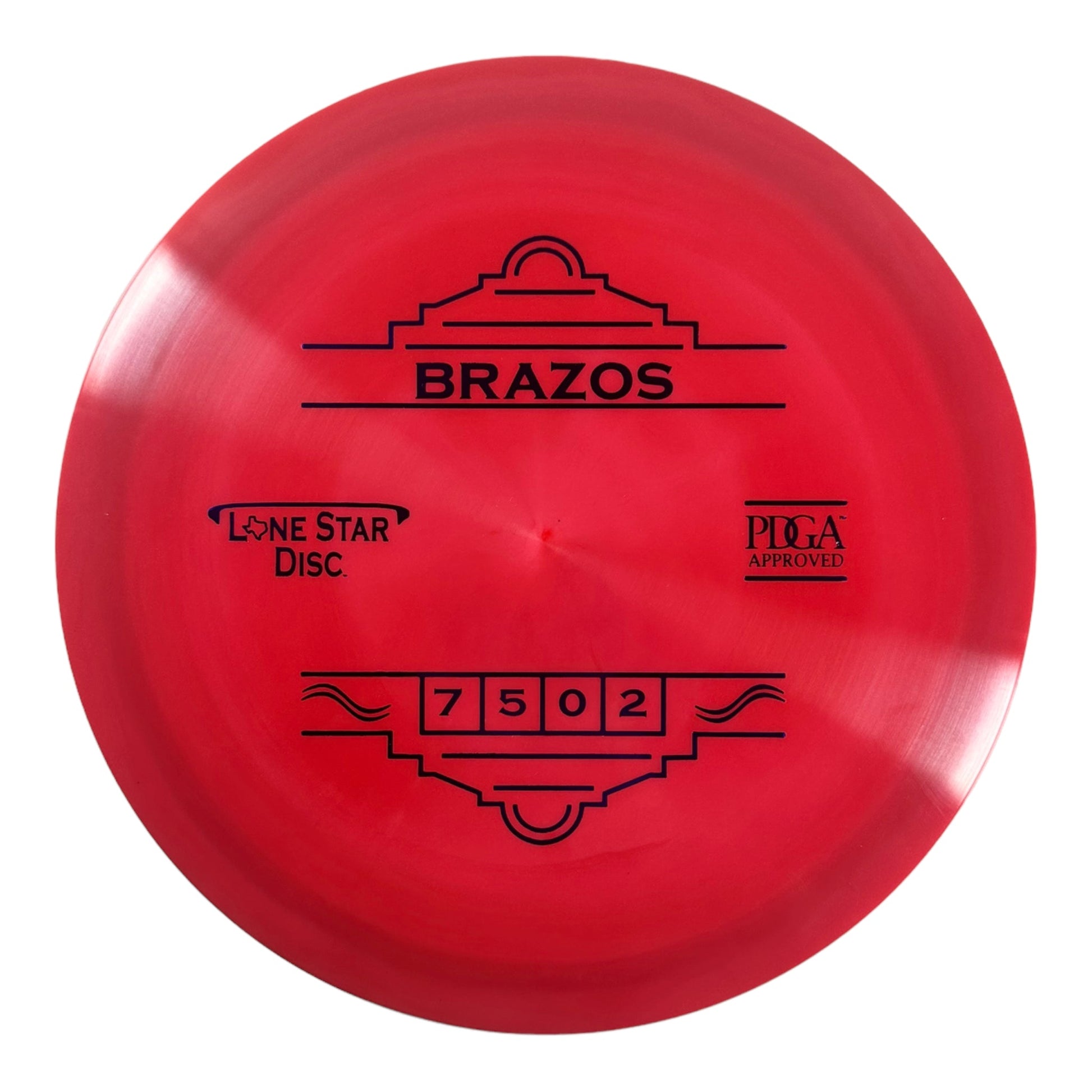 Lone Star Disc Brazos | Alpha | Red/Blue 176g Disc Golf