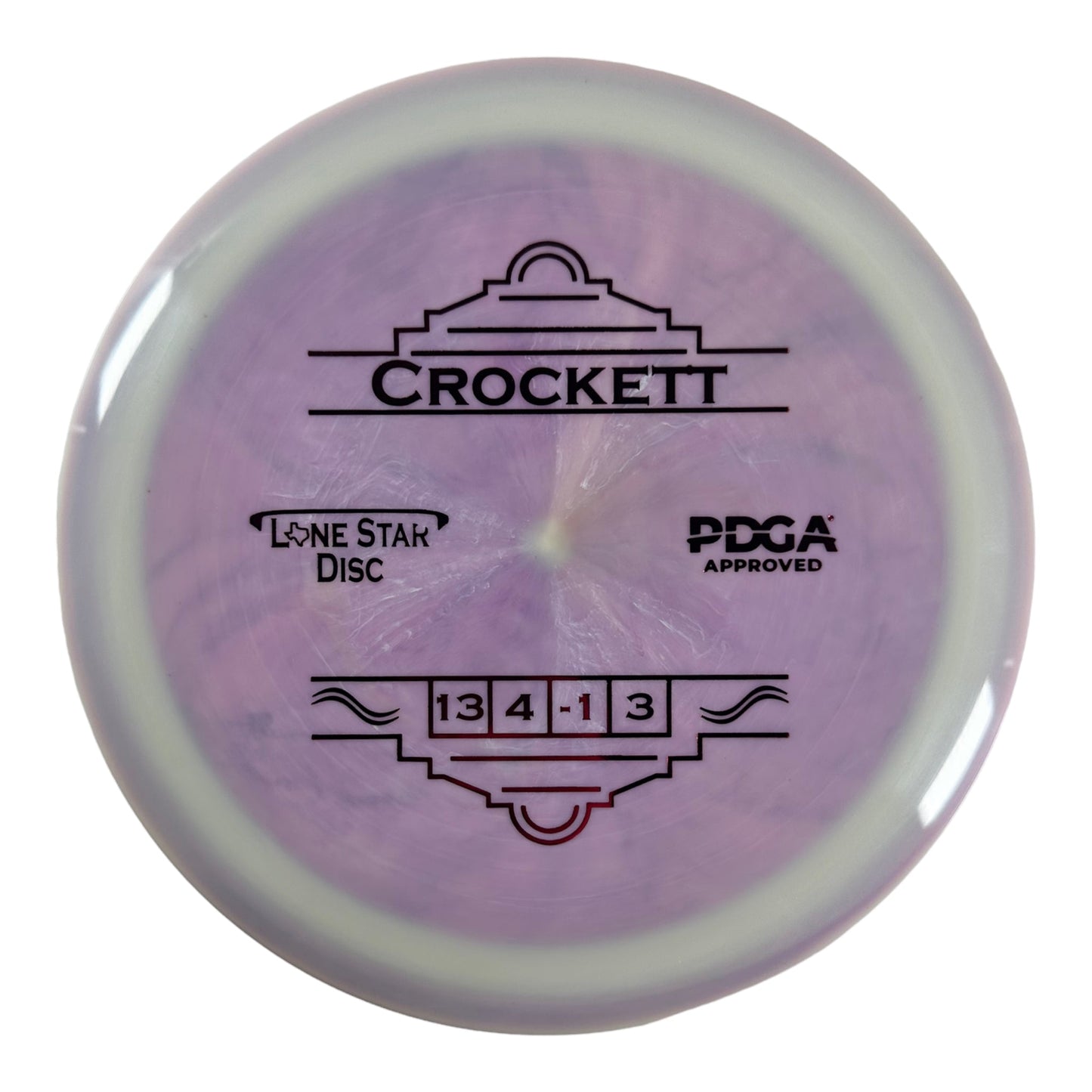 Lone Star Disc Crockett | Bravo | Purple/Red 174g Disc Golf