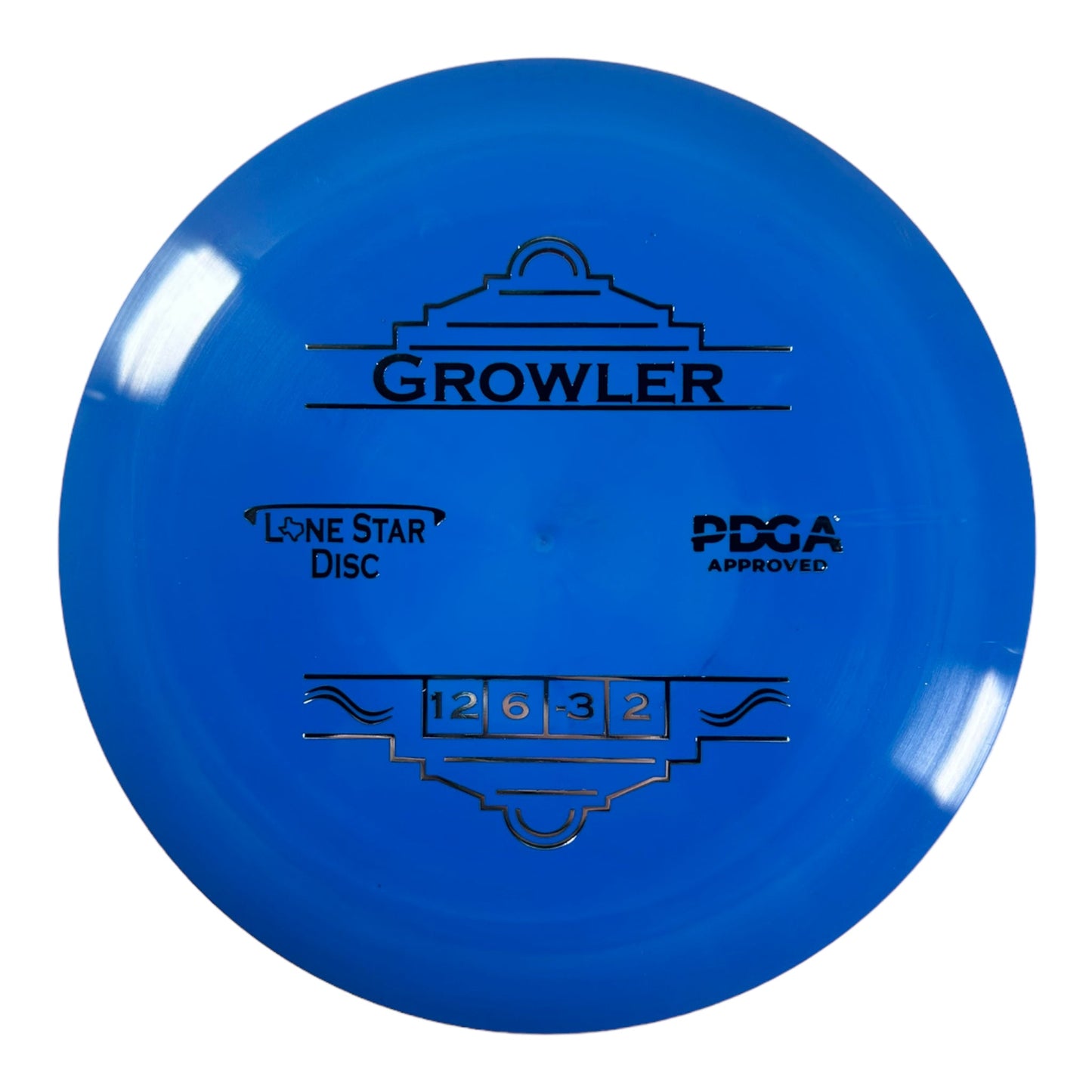 Lone Star Disc Growler | Bravo | Blue/Silver 175g Disc Golf