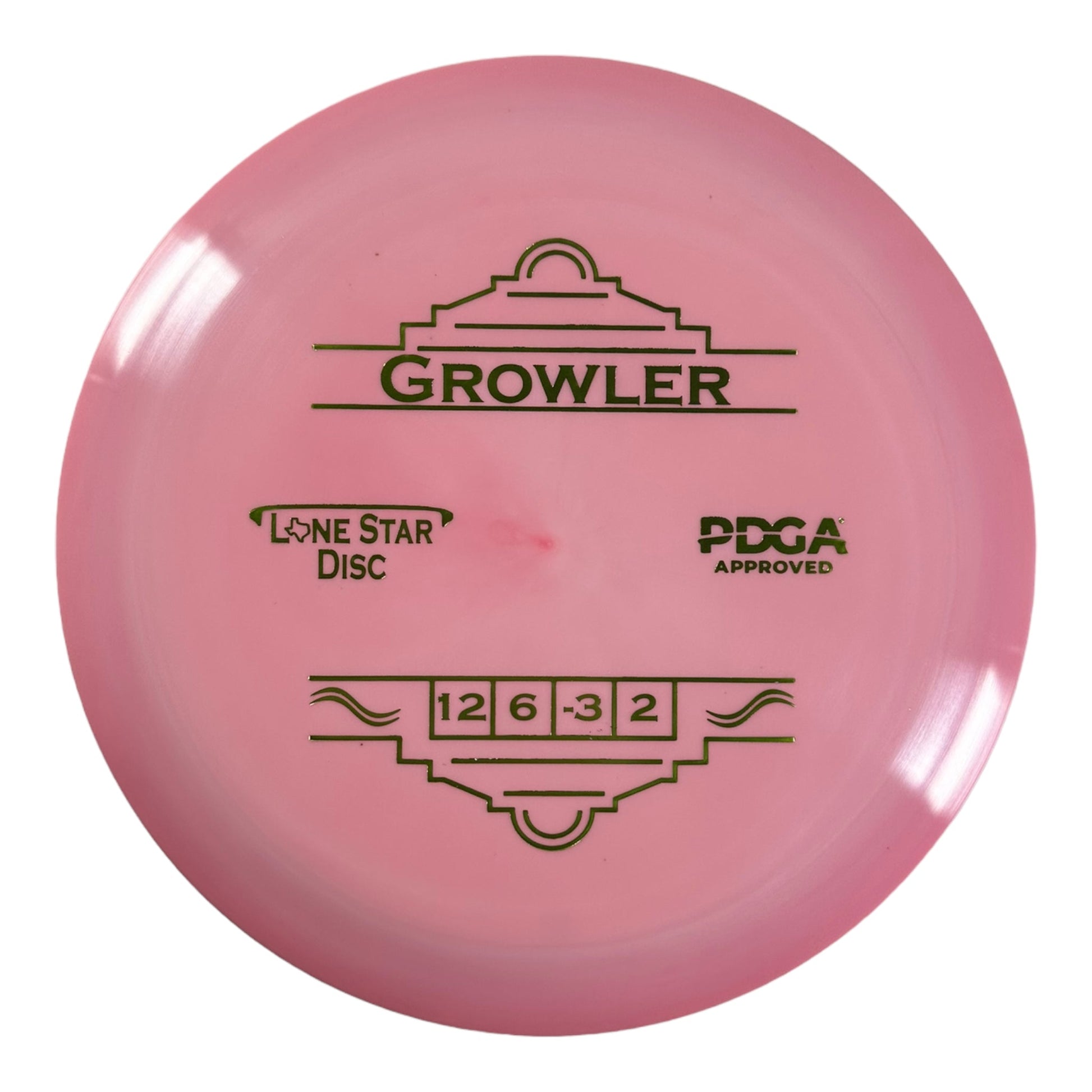 Lone Star Disc Growler | Bravo | Pink/Green 174g Disc Golf