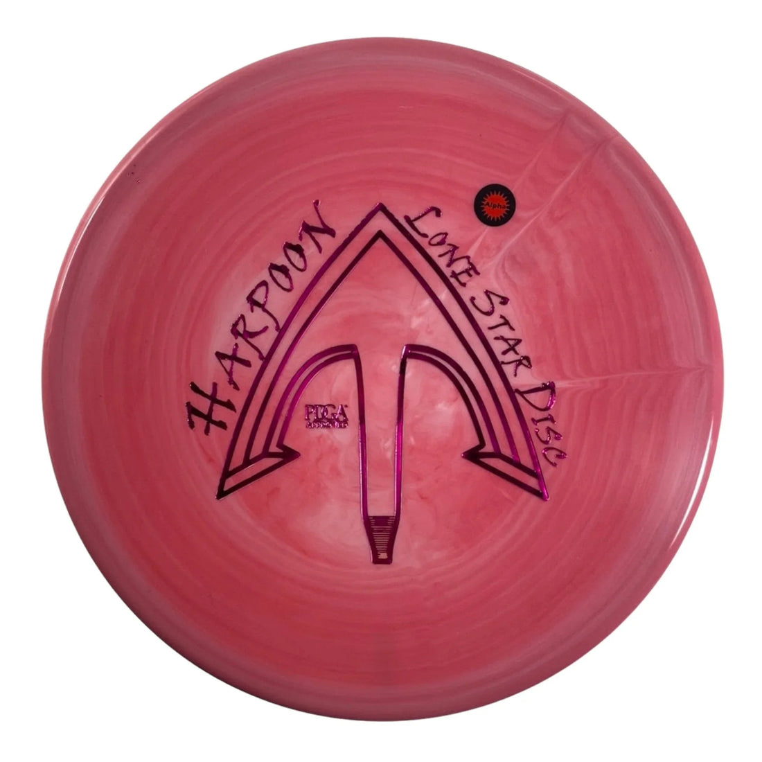 Lone Star Disc Harpoon | Alpha | Pink/Pink 174g Disc Golf