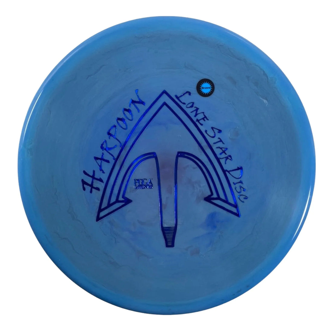 Lone Star Disc Harpoon | Bravo | Blue/Blue 171g Disc Golf