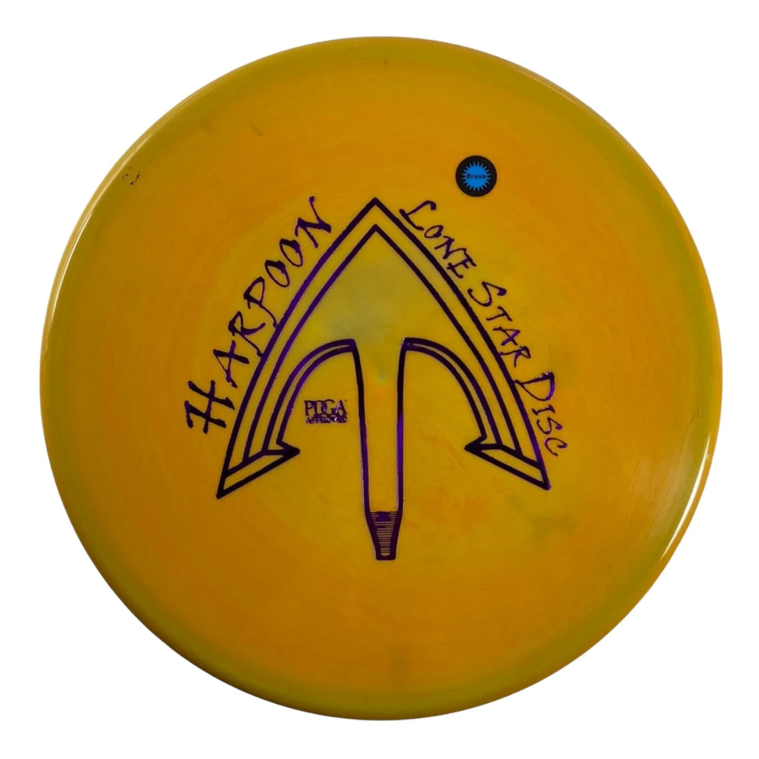 Lone Star Disc Harpoon | Bravo | Orange/Purple 172g Disc Golf