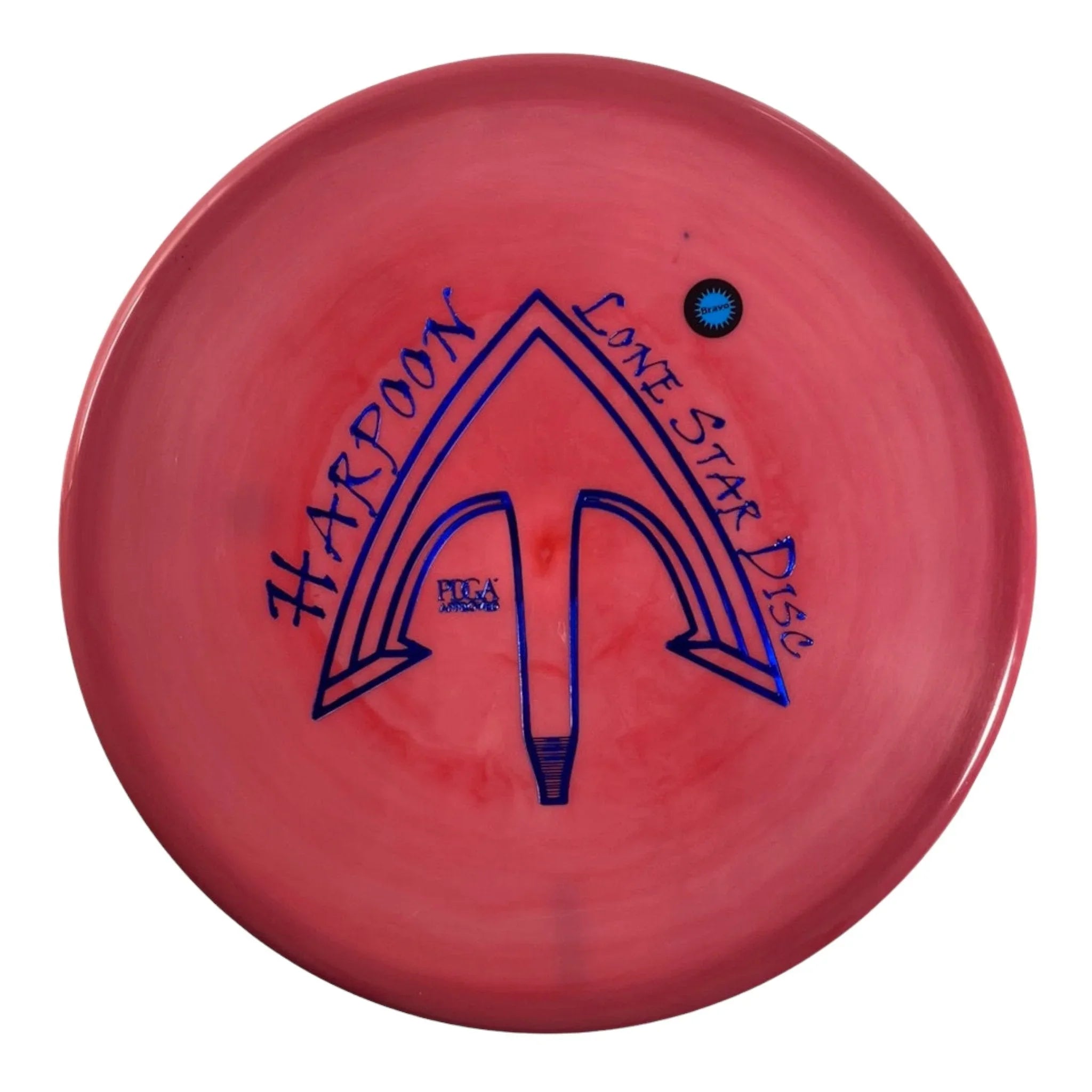 Lone Star Disc Harpoon | Bravo | Pink/Blue 171g Disc Golf