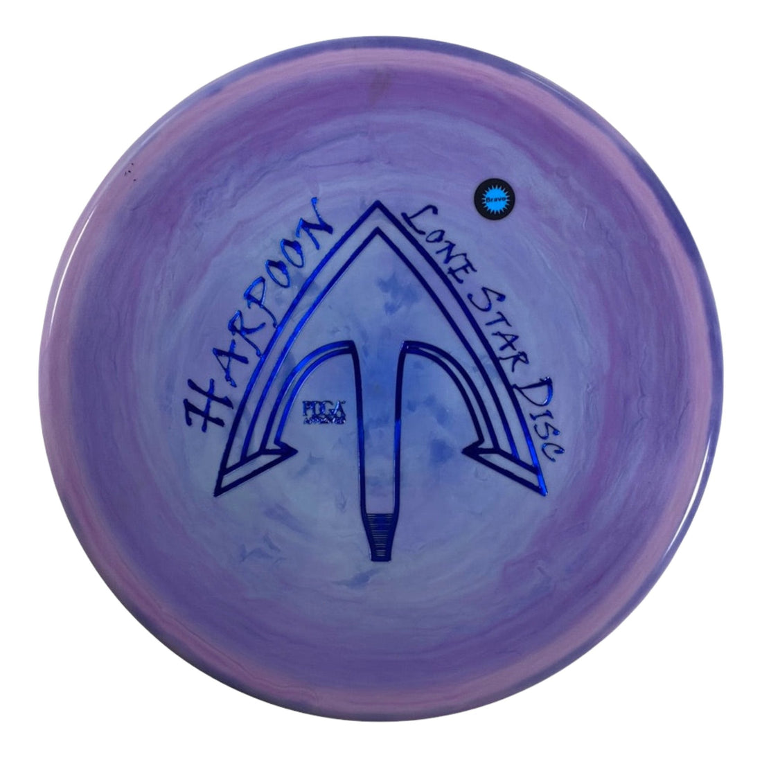 Lone Star Disc Harpoon | Bravo | Purple/Blue 172g Disc Golf