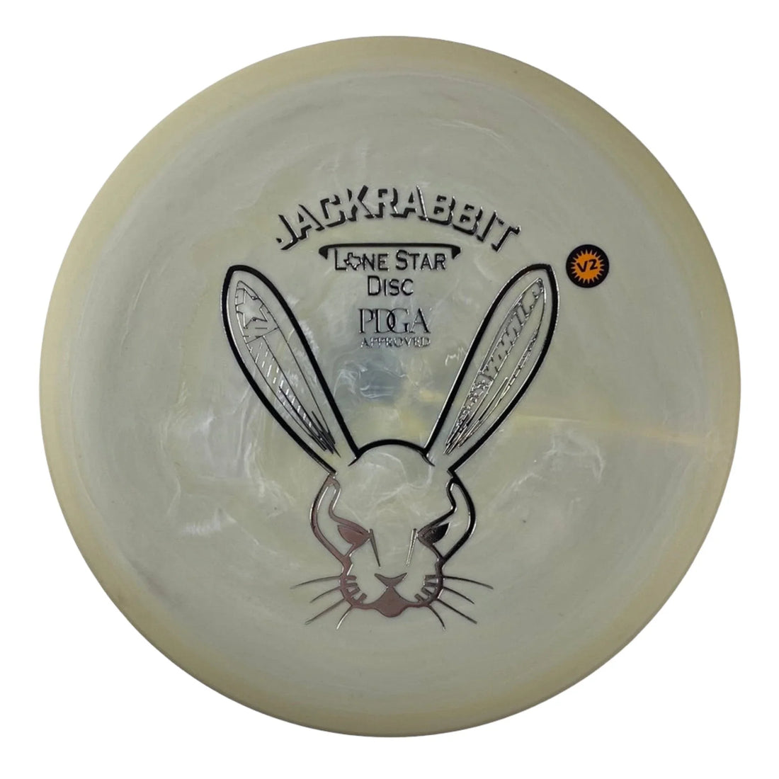 Lone Star Disc Jack Rabbit | Victor 2 | Tan/Silver 173g Disc Golf