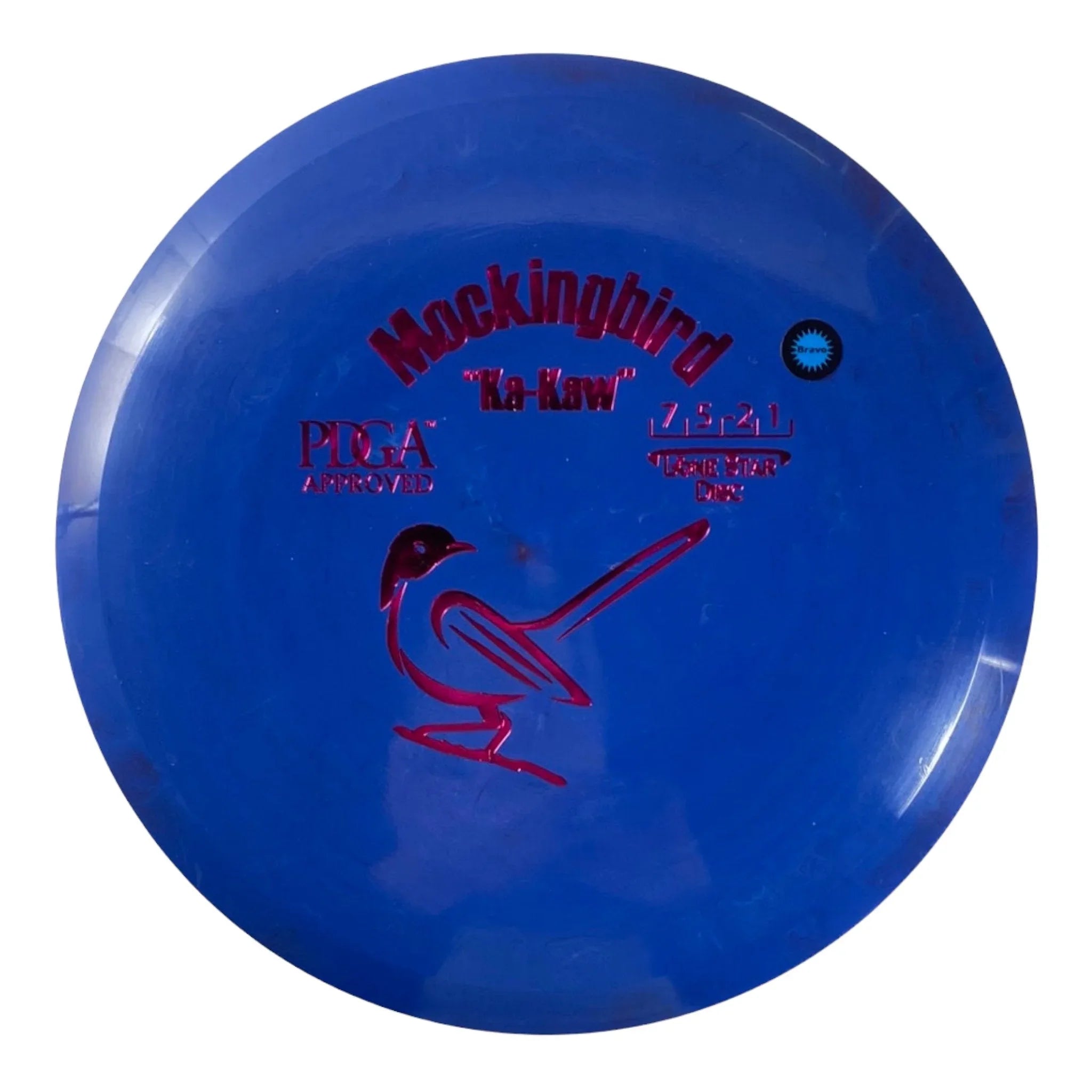 Lone Star Disc Mockingbird | Bravo | Blue/Pink 174g Disc Golf