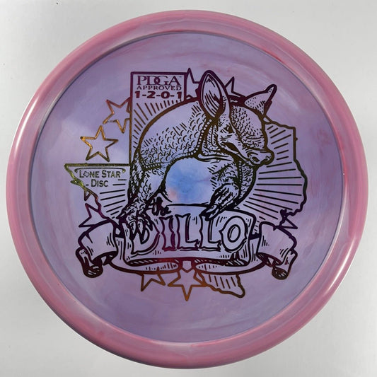 Lone Star Discs Armadillo | Alpha | Pink/Pink 174g Disc Golf