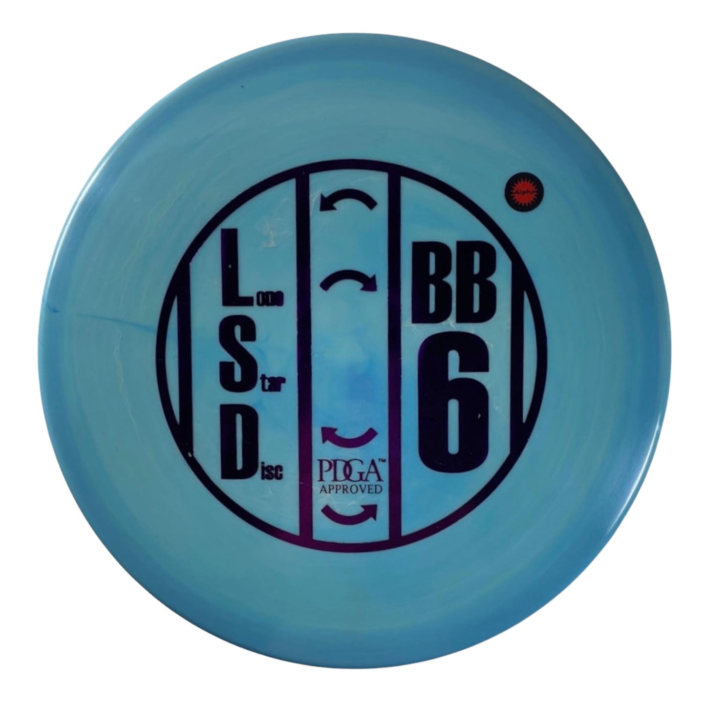 Lone Star Discs BB6 | Alpha | Blue/Purple 174g Disc Golf