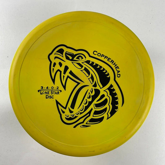 Lone Star Discs Copperhead | Victor 2 | Yellow/Black 173g Disc Golf