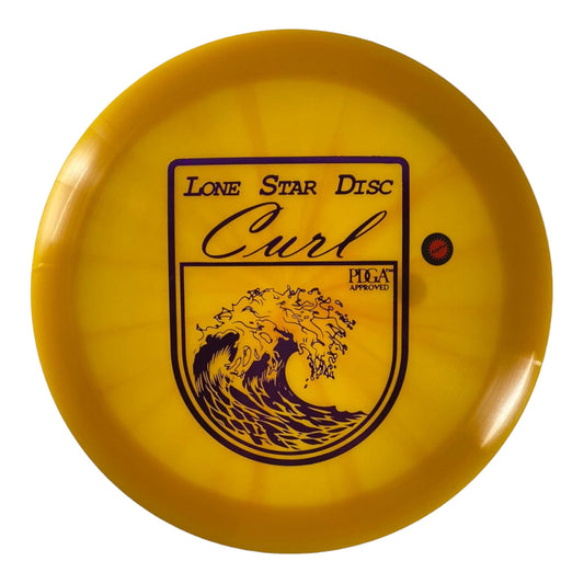 Lone Star Discs Curl | Alpha | Orange/Purple 174g Disc Golf