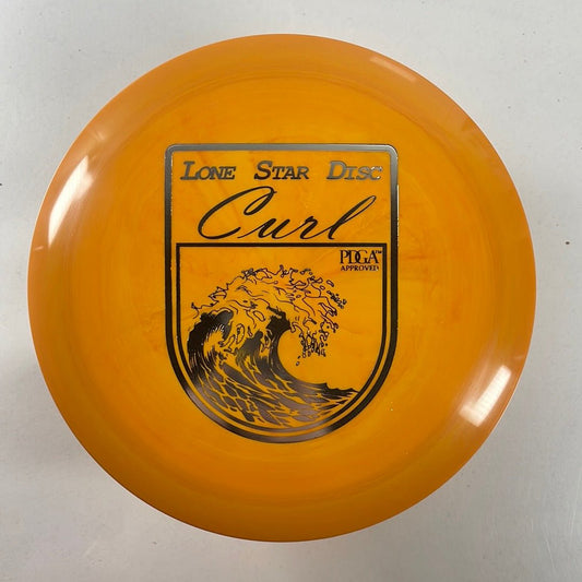 Lone Star Discs Curl | Bravo | Orange/Silver 173g Disc Golf