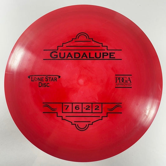 Lone Star Discs Guadalupe | Alpha | Red/Black 173g Disc Golf