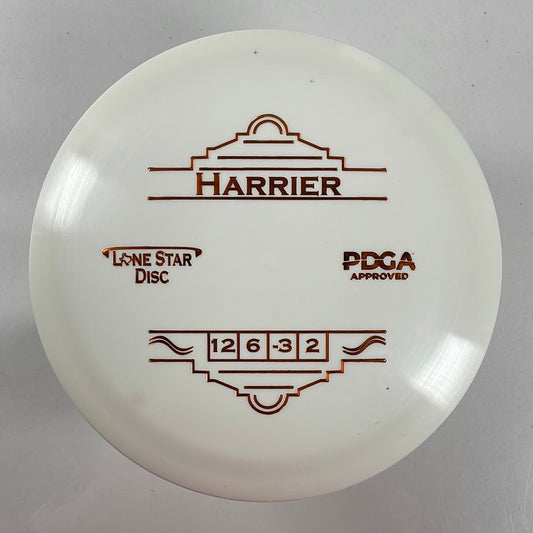 Lone Star Discs Harrier | Alpha | White/Bronze 174g Disc Golf