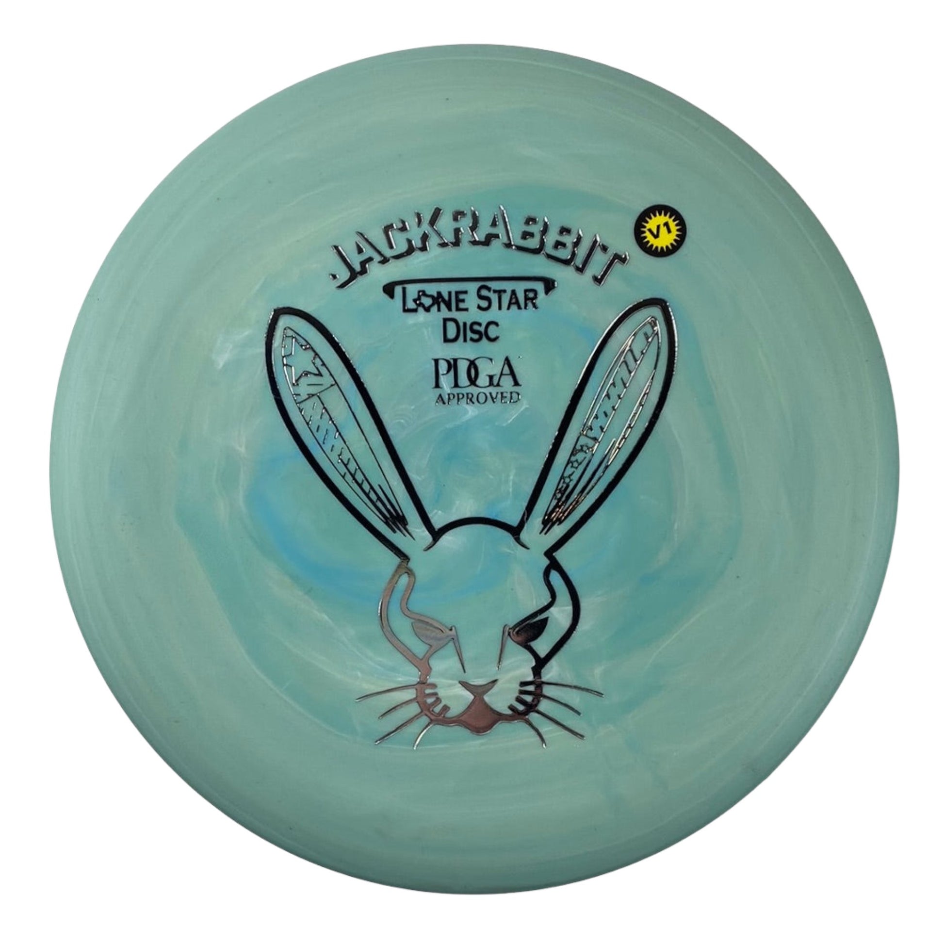 Lone Star Discs Jack Rabbit | Victor 1 | Blue/Silver 171g Disc Golf