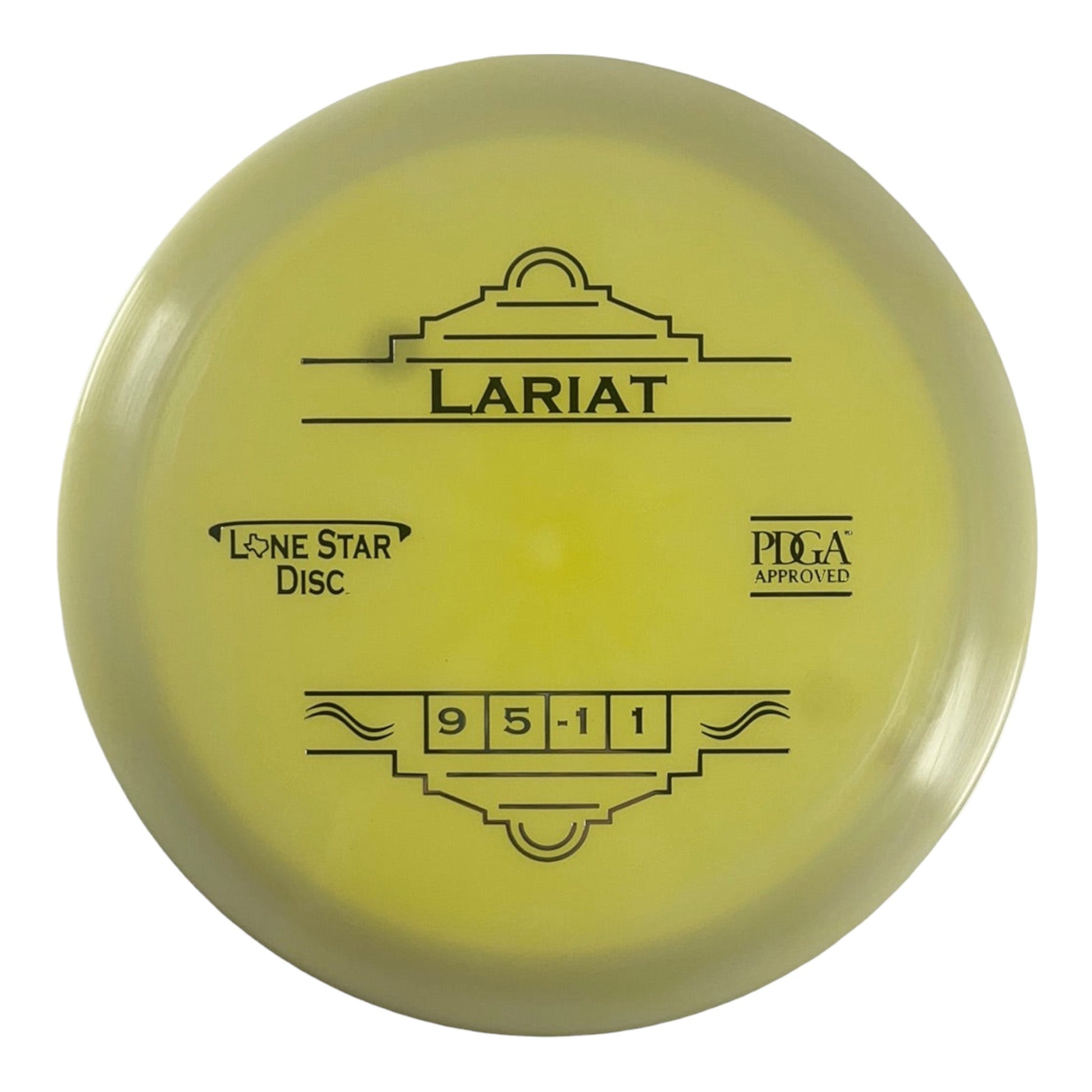 Lone Star Discs Lariat | Bravo | Yellow/Silver 172g Disc Golf