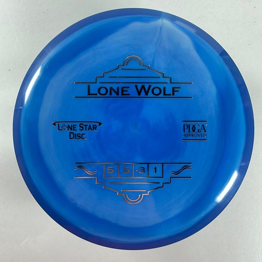 Lone Star Discs Lone Wolf | Alpha | Blue/Silver 173g Disc Golf