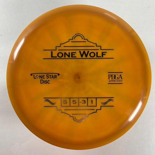 Lone Star Discs Lone Wolf | Alpha | Orange/Silver 173g Disc Golf