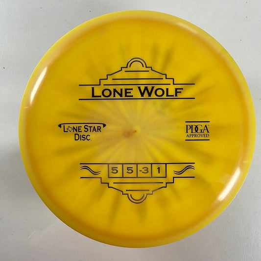 Lone Star Discs Lone Wolf | Alpha | Yellow/Silver 173g Disc Golf