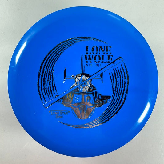 Lone Star Discs Lone Wolf | Bravo | Blue/Silver 178g Disc Golf
