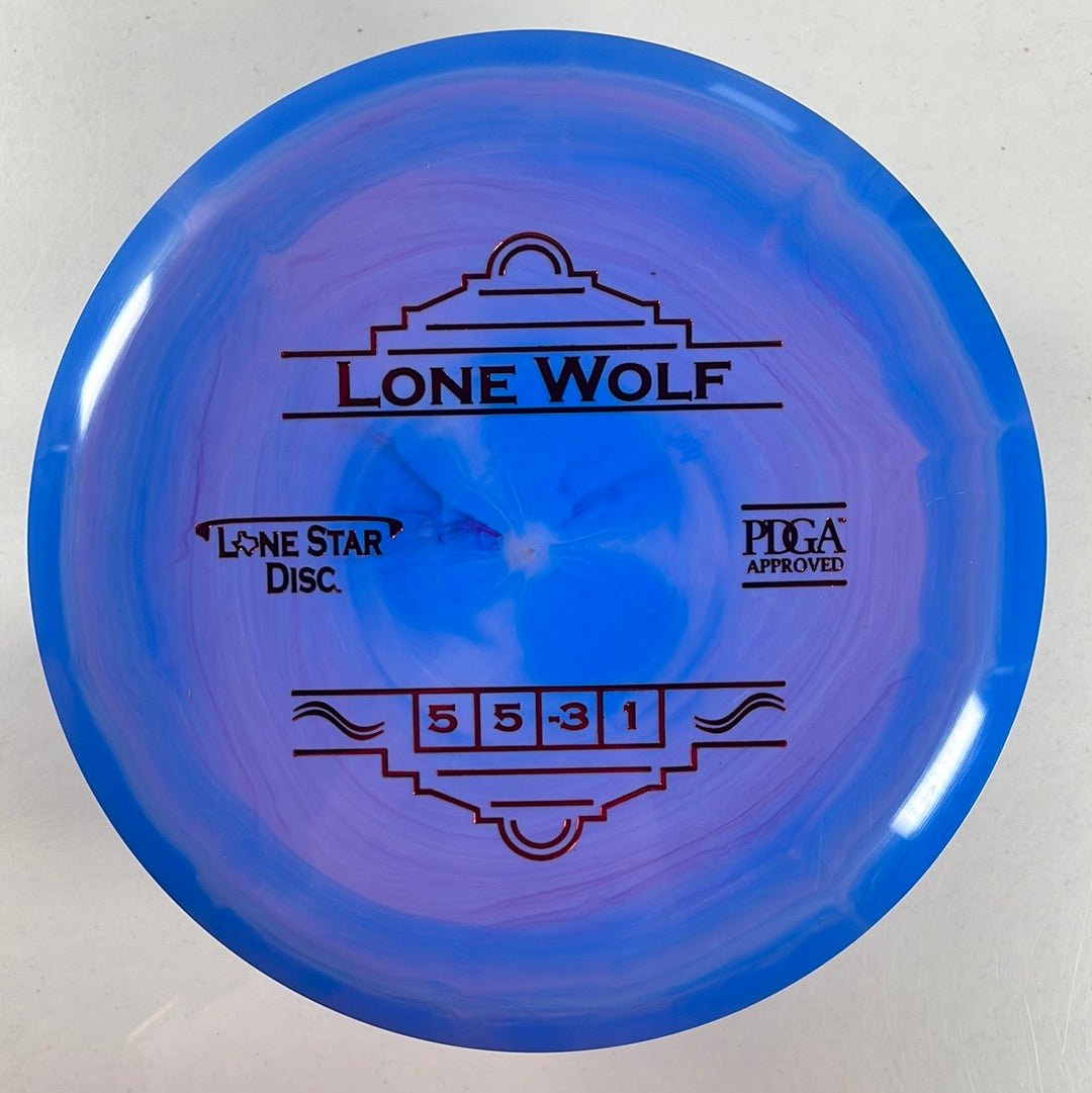 Lone Star Discs Lone Wolf | Bravo | Purple/Red 172g Disc Golf