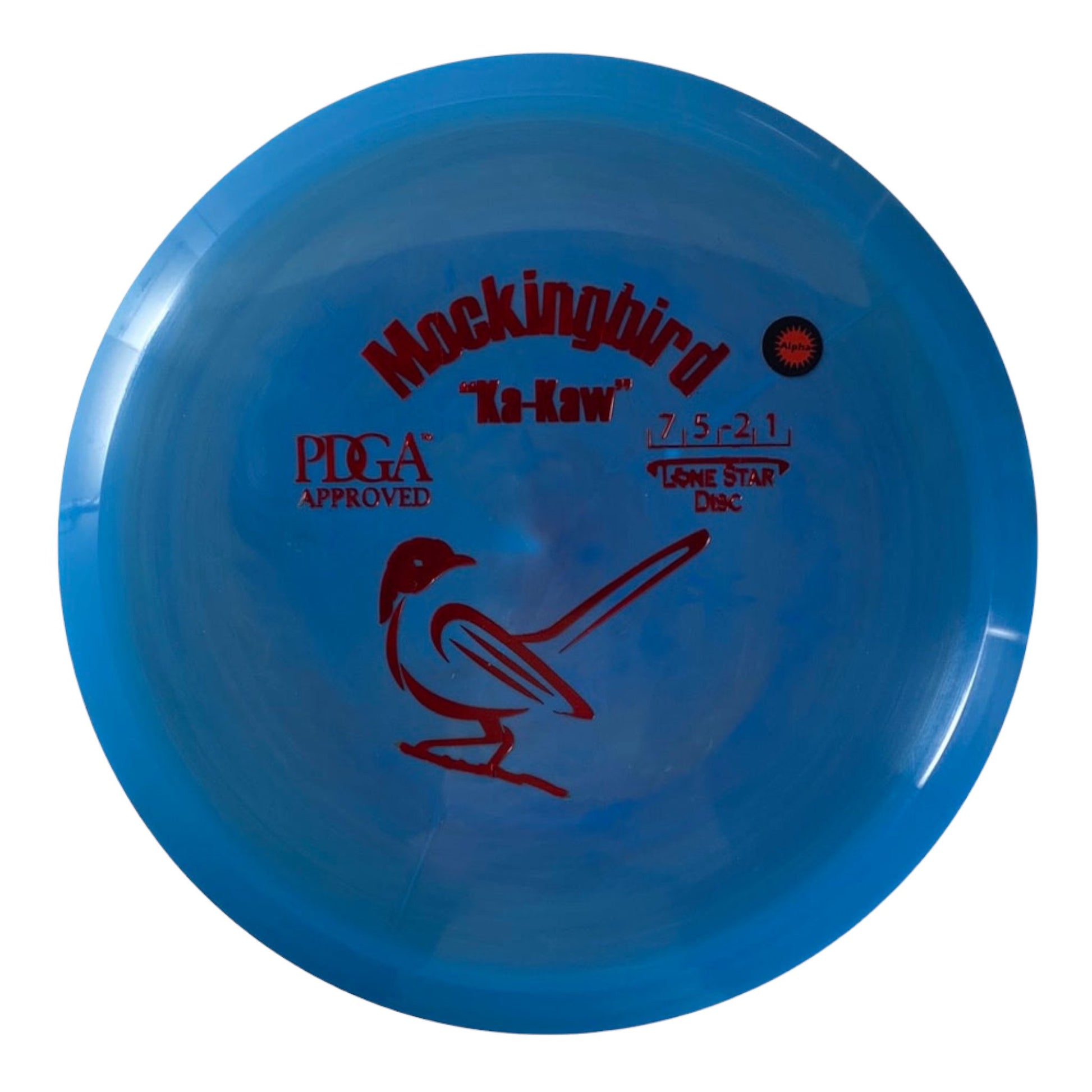 Lone Star Discs Mockingbird | Alpha | Blue/Red 173g Disc Golf