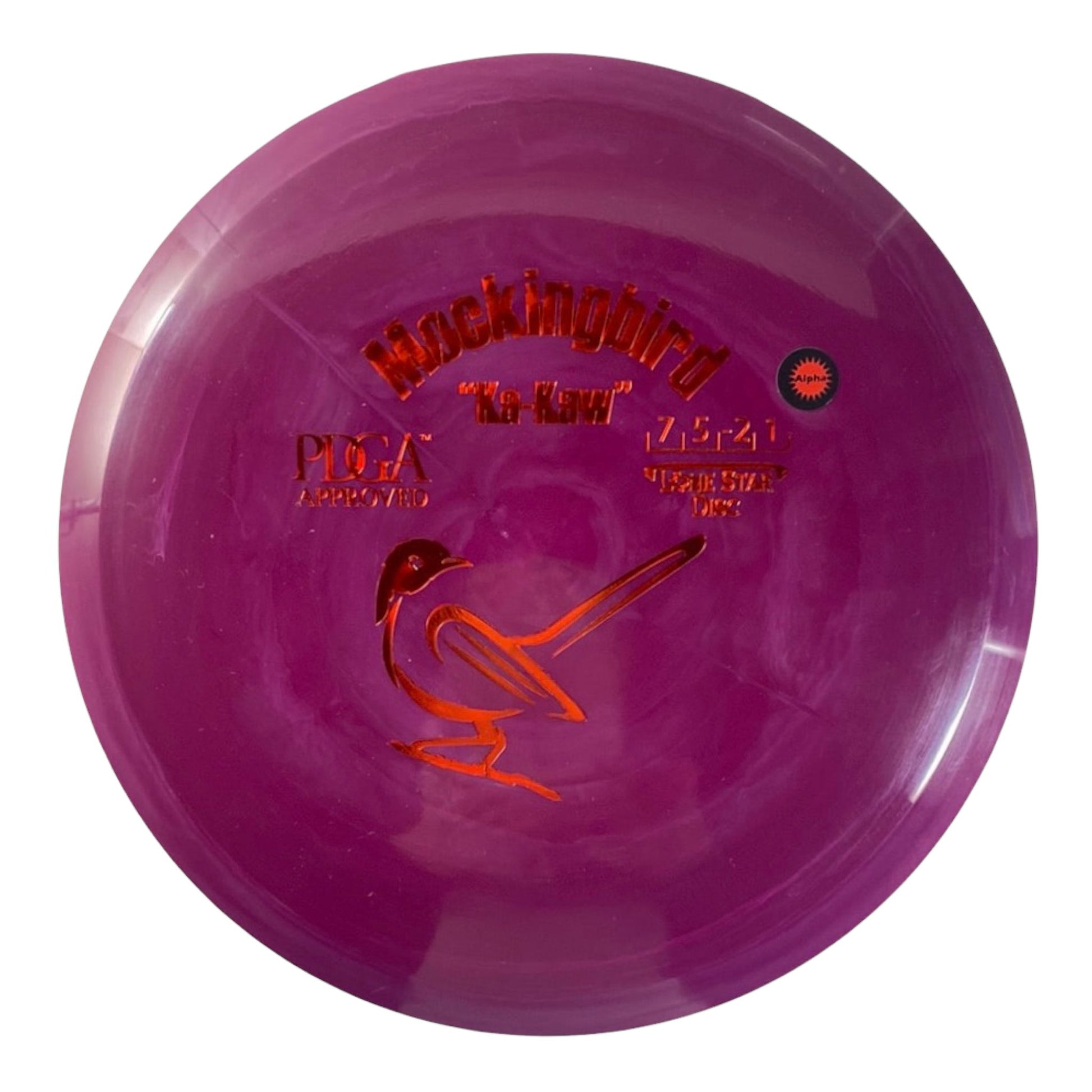 Lone Star Discs Mockingbird | Alpha | Purple/Red 167g Disc Golf