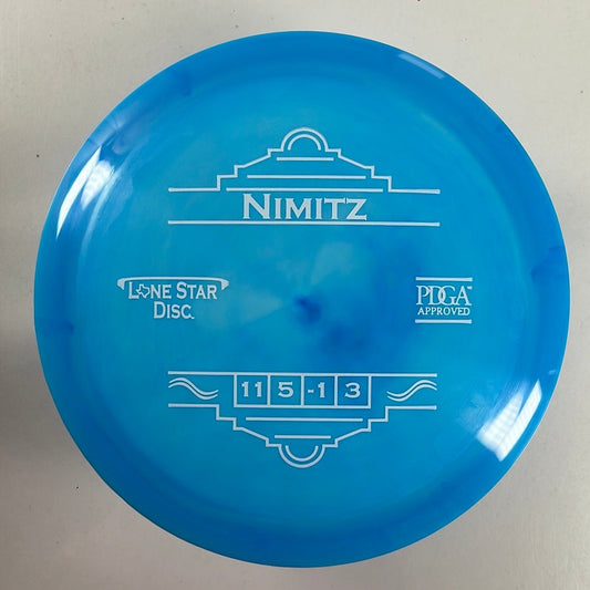 Lone Star Discs Nimitz | Alpha | Blue/White 172g Disc Golf