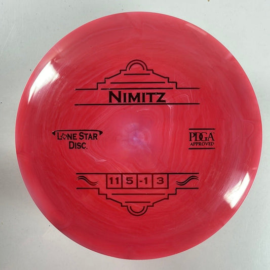 Lone Star Discs Nimitz | Bravo | Red/Red 171g Disc Golf
