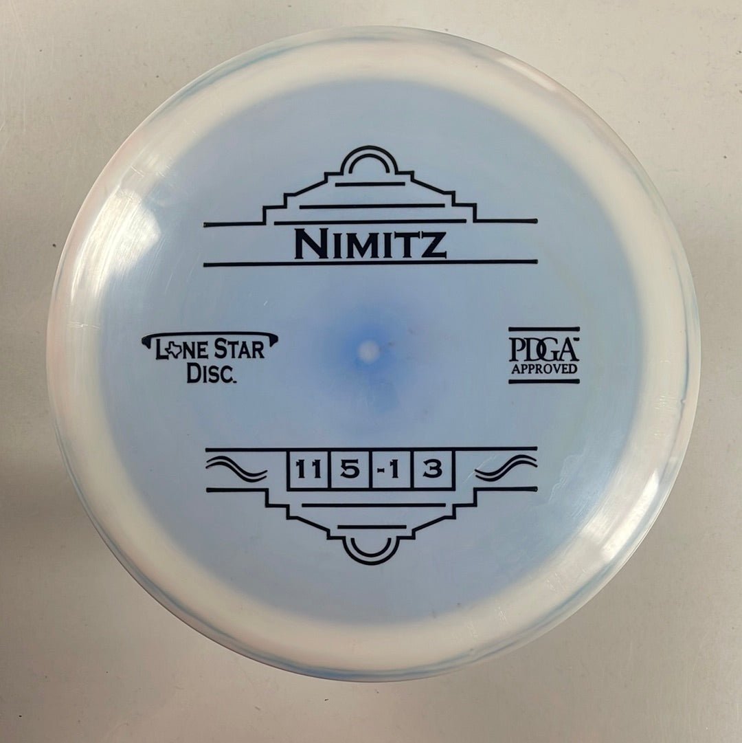 Lone Star Discs Nimitz | Lima | Blue/Black 153g Disc Golf