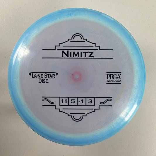 Lone Star Discs Nimitz | Lima | Blue/Black 153g Disc Golf