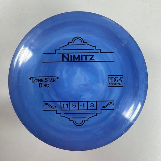 Lone Star Discs Nimitz | Lima | Blue/Black 153g Disc Golf