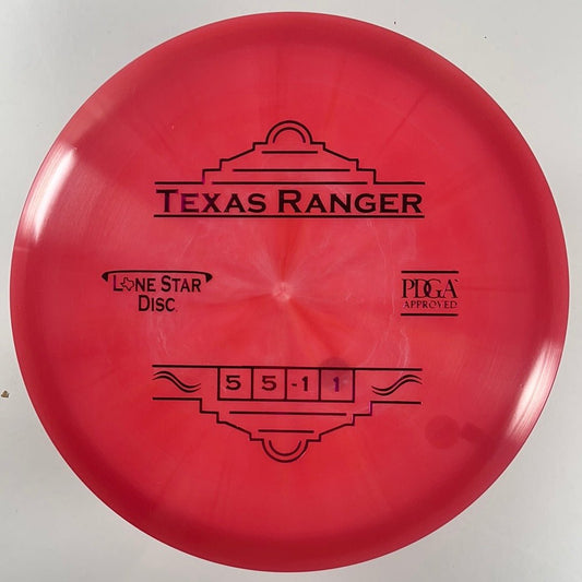 Lone Star Discs Texas Ranger | Bravo | Red/Pink 173g Disc Golf