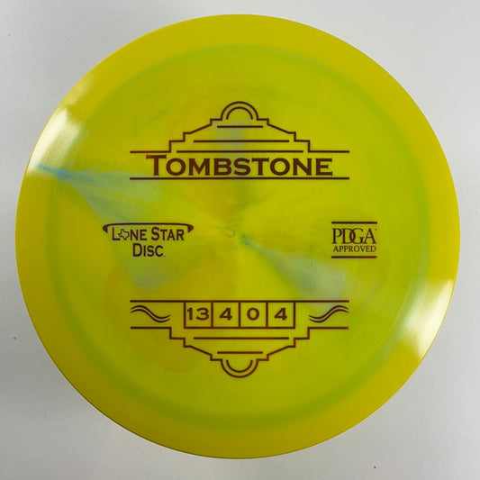 Lone Star Discs Tombstone | Alpha | Green/Red 174g Disc Golf