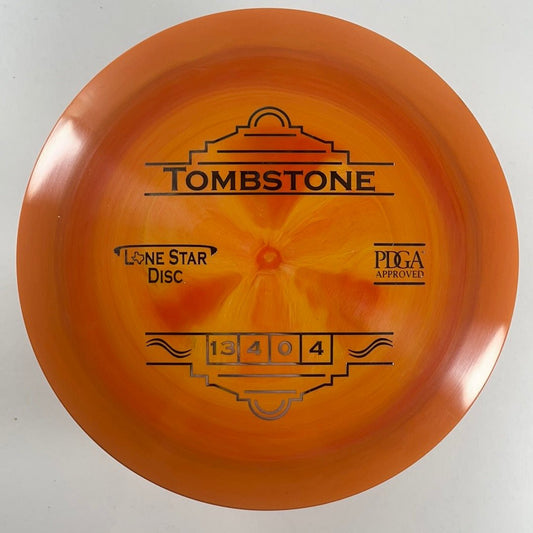 Lone Star Discs Tombstone | Alpha | Orange/Silver 174g Disc Golf